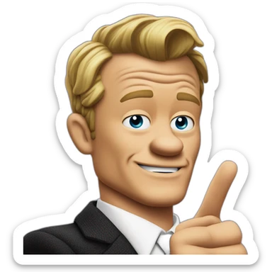 barney stinson pointing finger toward camera sticker