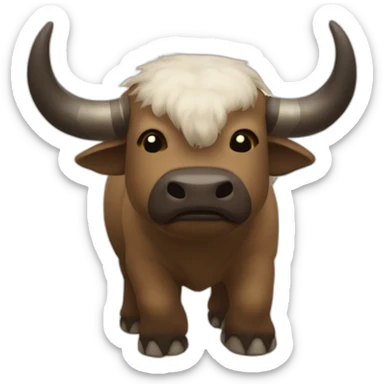 appa flying bison from avatar the last airbender with arrow on forehead sticker