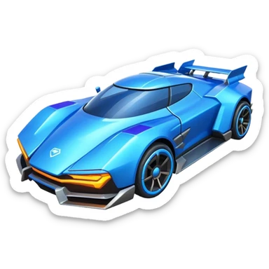 Rocket league car sticker
