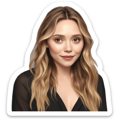 Elizabeth Olsen irl sticker