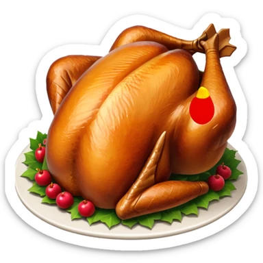 roast turkey sticker