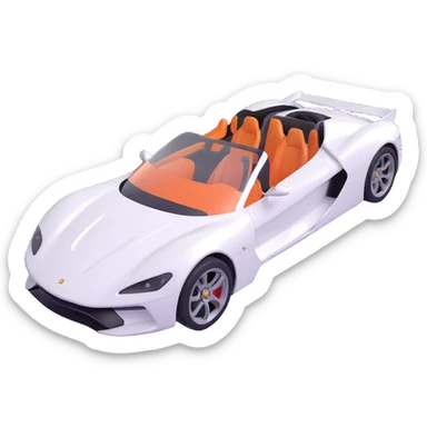luxury sports car with a transparent layer being unrolled or placed over the hood, elegant and high-end sticker