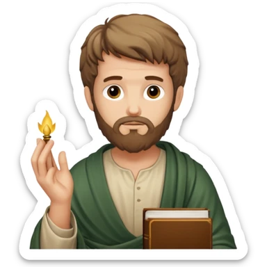 no, necesito que me hagas a san mateo apostol  sticker