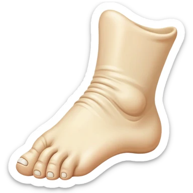 giant foot, enormous foot, biggest human foot sticker