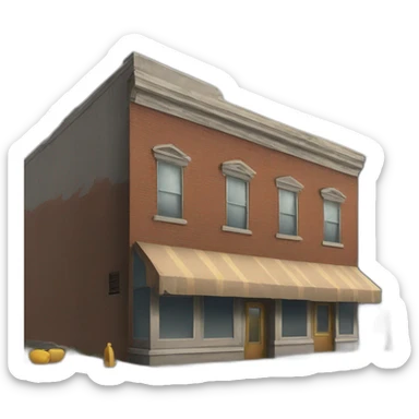 Abandoned Downtown sticker