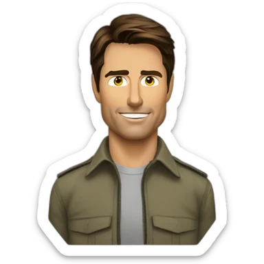 Tom Cruise maverick sticker