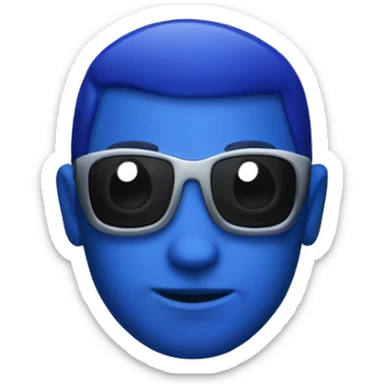 Ultramarine iPhone  sticker