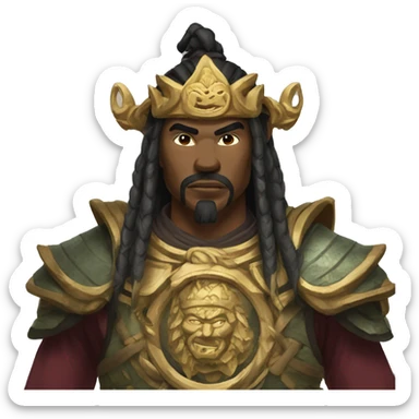 warlord of the eternal lotus sticker