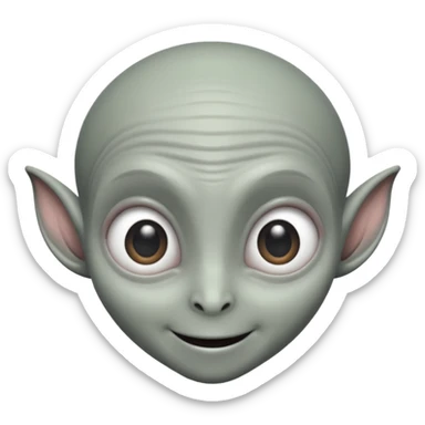 I want you to create an alien just like jaddu from movie koi mil gya sticker