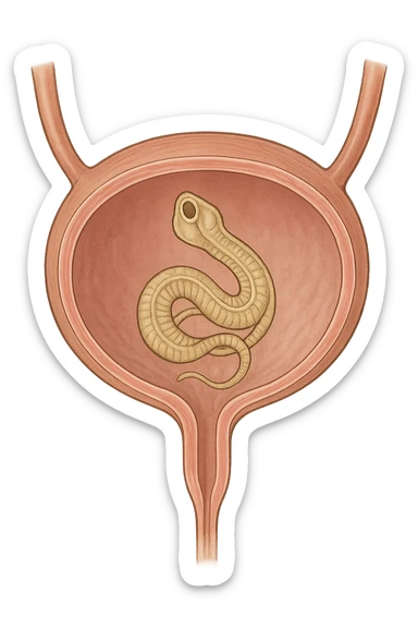 parassita nella vescica sticker