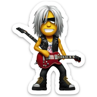 slash from guns n’ roses sticker