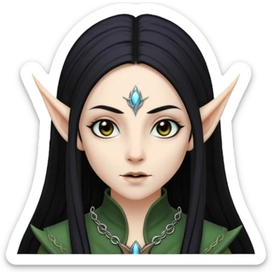 dark elf sticker