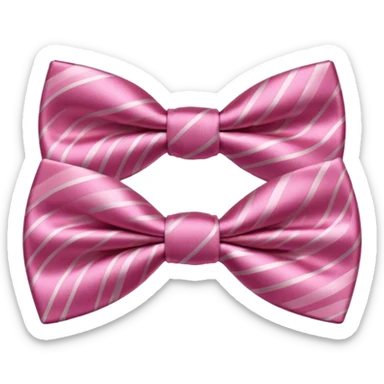 bow tie pink sticker