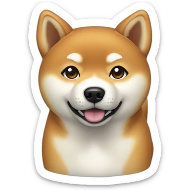 Shiba Inu Dog Full Body sticker