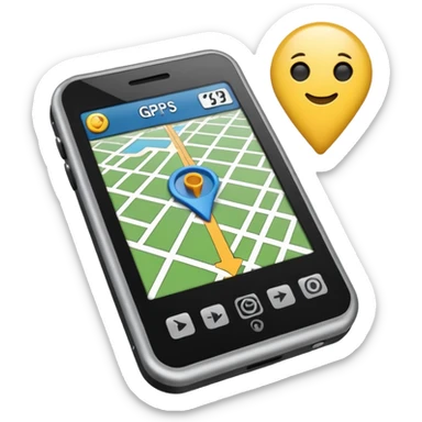 handheld gps sticker