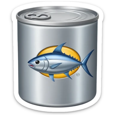 create a can of tuna emoji sticker