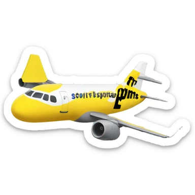 spirit airlines logo sticker