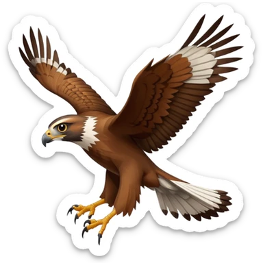 A mountain hawk sticker