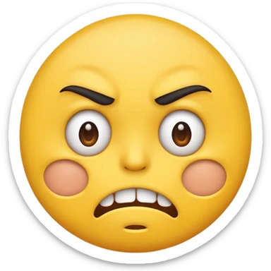 Disgust emoji sticker