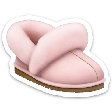 UGG slippers light pink sticker