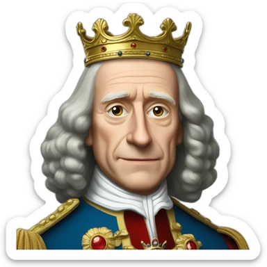 King Charles III sticker