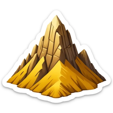 
una mezcla de sol + montaña + caminante estilo petroglifo sticker