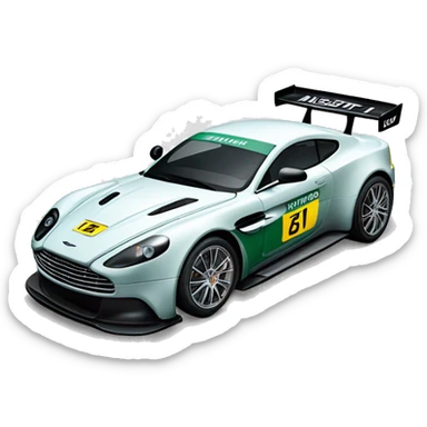 an f1 aston martin car sticker