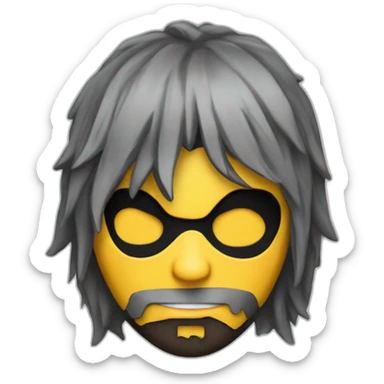 metalhead tarta cumpleaños sticker