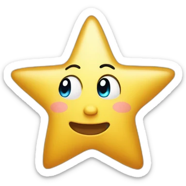 heavenly girl star sticker