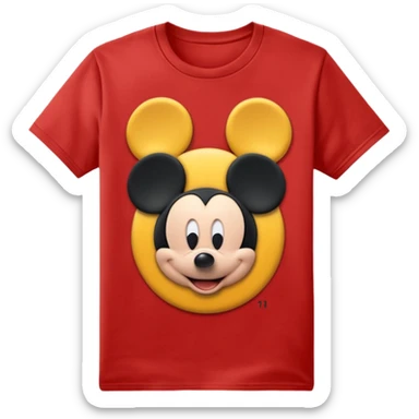 Elementos de Disney para poner en una camiseta farta cumpleaños sticker