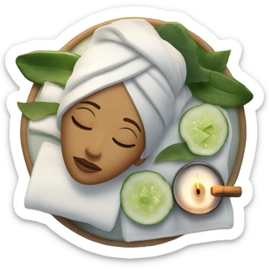 Spa day sticker
