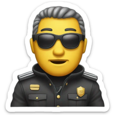 Coup de pelle dans tete sticker