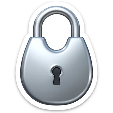 LOCK(WATERDROP SHAPED ）
 sticker