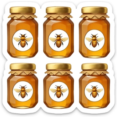 Artisan Honey Jars sticker