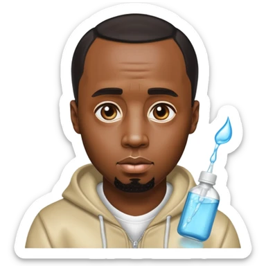 make me p diddy with baby oil sticker