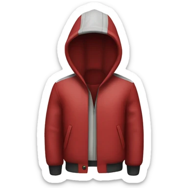 Cherry red jacket sticker
