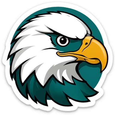 Philidelphia Eagles Logo IRL sticker