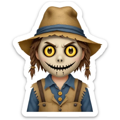 scarecrow villain sticker