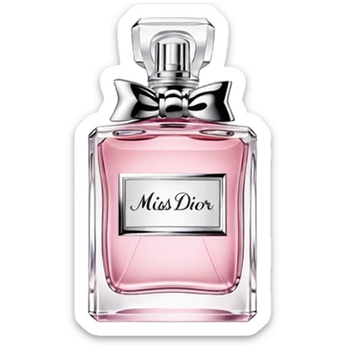 Miss Dior pefume pink sticker