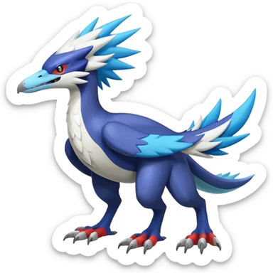 Nargacuga-Sergal-Silvally-Latios-fusion, full body  sticker