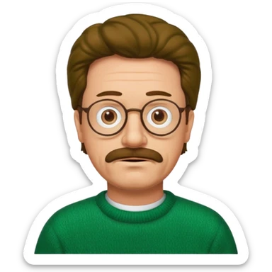 Ned Flanders, simpson. sticker