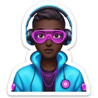 Techno Rave Dj sticker