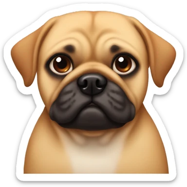 Pudgy Puggle  sticker