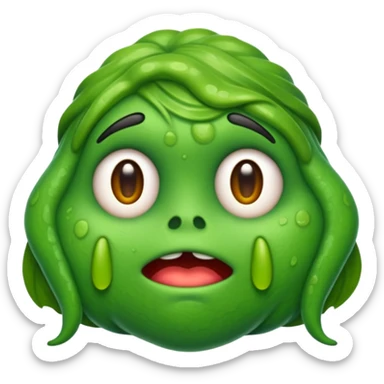 Disgust emoji sticker