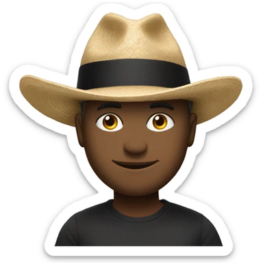 Habit Tchétchène avec chapeau caucasien noir sticker