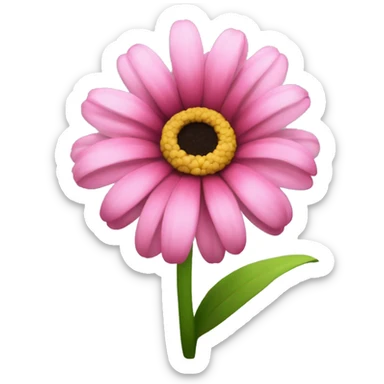 Generate me 3 flower gebera emoji sticker