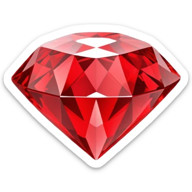 Red diamond emoji that i can use in writing not in form of image sticker