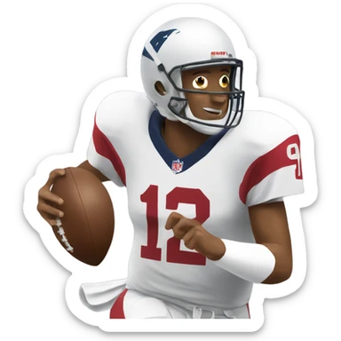 Washington commanders nfl quarterback sticker