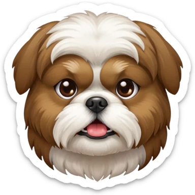 Shih Tzu dog poisoned sticker