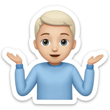 No head..it has 1 eye....stands upright ...wears clothing. is light grey and light blue..looks happy and cuddly... doesnt have a full head.... there is a appendage coming out of top of body with a single large eye sticker